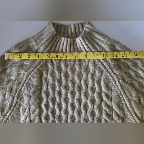 A New Day Cableknit Turtleneck Sweater Sz. S - Picture 7 of 11